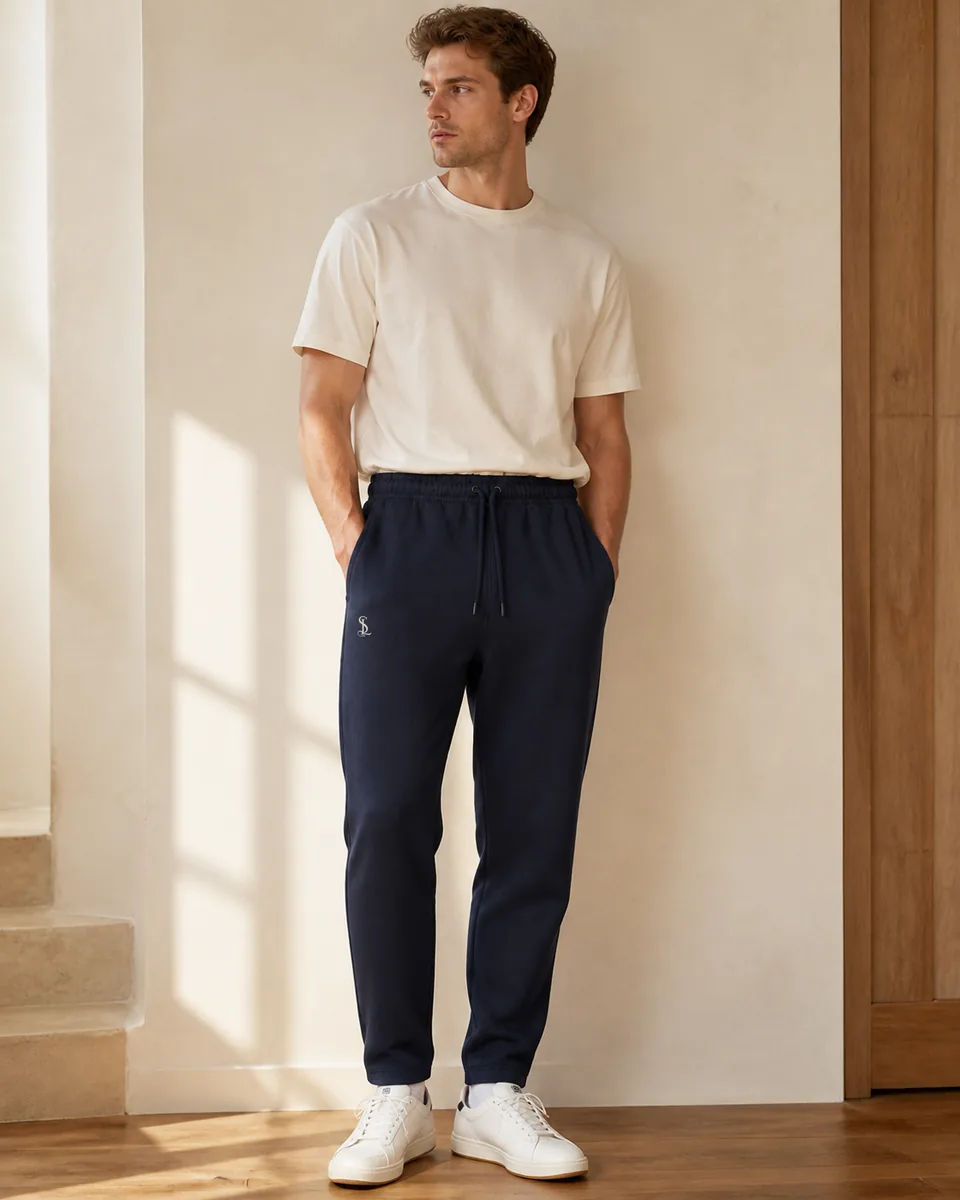Deep-Navy Jogger lifestyle view