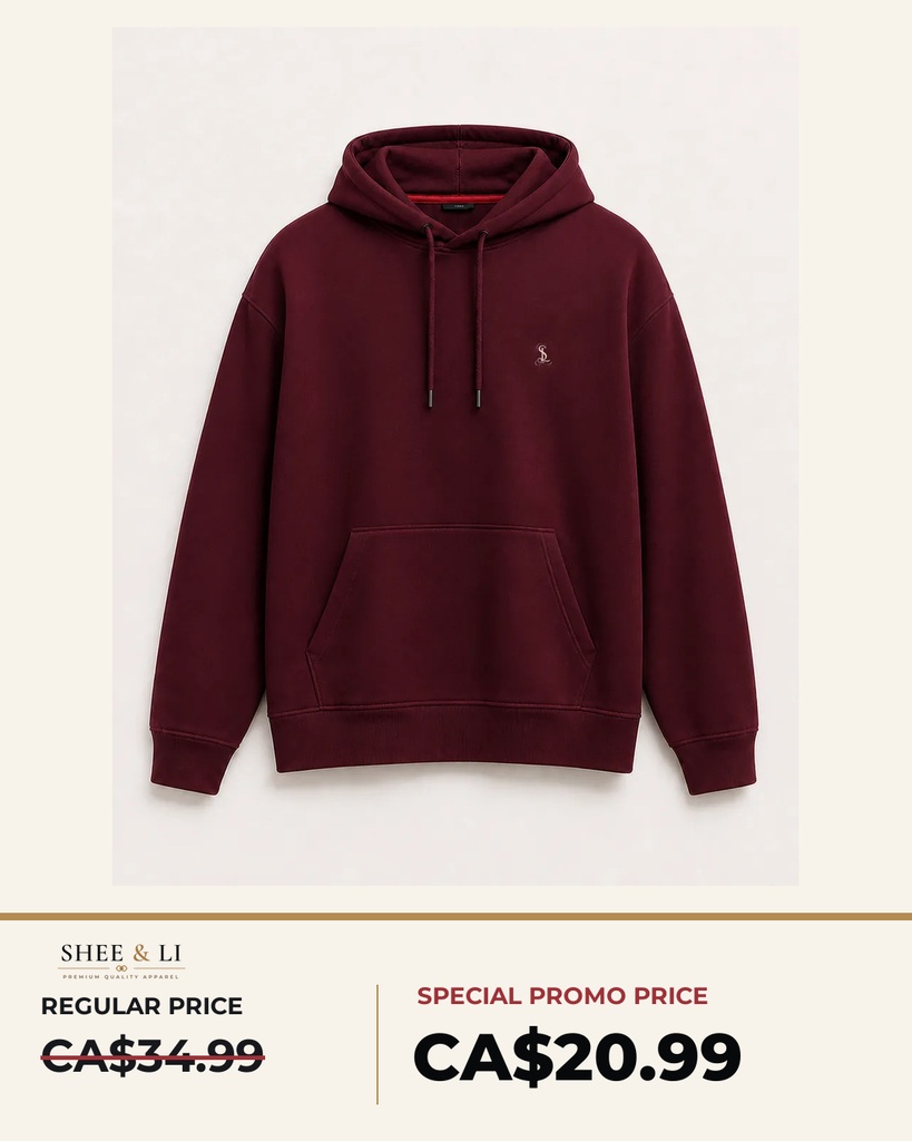 Burgundy Hoodie